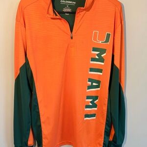 Miami Hurricanes Quarter-Zip Pullover